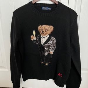 Polo Ralph Lauren Champagne Bear Sweater